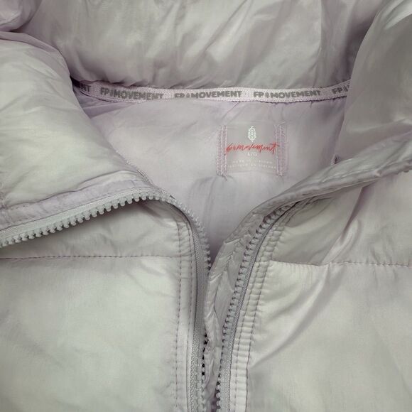 Free People FP Movement Oversized Vest In A Bubble Puffer Womens Large Pink NWT - Picture 4 of 11